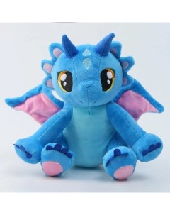 Мягкая игрушка Дракон большой голубой 9498050 Pomposhki