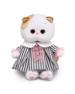 Мягкая игрушка Кошечка Ли Ли BABY в полосатом платье 20 см арт 329154 Budi basa