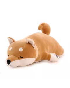 Мягкая игрушка спящая собака Лежебока 75 см коричневый Торговая федерация