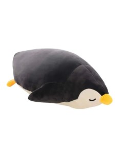 Мягкая игрушка спящий пингвин Лежебока 45 см черный Торговая федерация