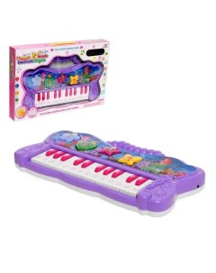 Игрушка музыкальная Пианино Волшебство 24 клавиши световые и звуковые эффекты Nobrand