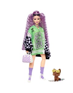 Кукла Mattel Экстра в гоночной куртке HHN10 Barbie