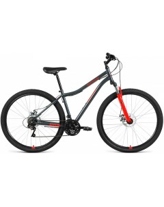 Велосипед MTB HT 29 2 0 Disc 2021 17 темно серый красный Altair