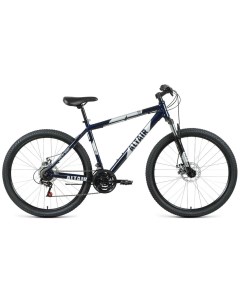 Велосипед D 21 скорость ростовка 15 тёмно синий серебристый 27 5 2020 2021 Altair