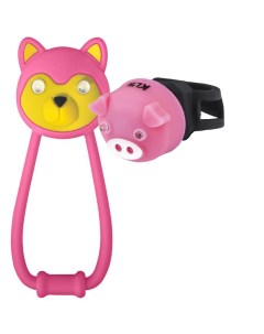 Комплект освещения KLS ANIMAL розовый силиконовые фонарики TEDDY PIGGY Kellys