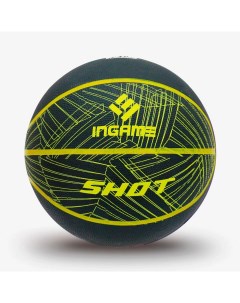 Мяч баскетбольный Shot 7 черно желтый Ingame