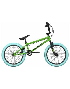 Велосипед Madness BMX 1 2023 9 зеленый черный голубой Stark