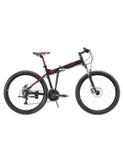 Велосипед Cobra 26 2 D 2023 18 черный красный черный Stark