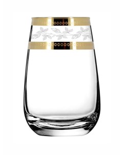 Подарочный набор стаканов с алмазной гравировкой Лоза 350 мл 6 шт Promsiz