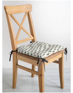 Комплект подушек на стул с тафтингом квадратных 40х40 2 шт 33088 2 Wine Унисон