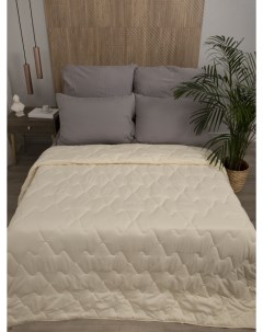 Одеяло стеганное 2 спальное облегченное всесезонное Кашемир 175х200 см 200 гр м2 Baby nice