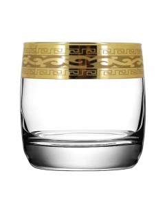 Подарочный набор стаканов для виски с алмазной гравировкой Версаль 310 мл 6 шт Promsiz