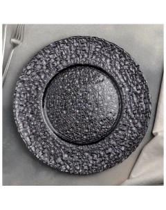 Тарелка подстановочная Кринкл d 33 см цвет серый Magistro
