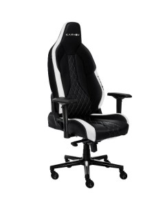 Кресло для геймеров COMMANDER CR чёрный белый Karnox