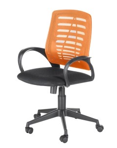 Кресло компьютерное офисный стул Ирис оранжевый Olss