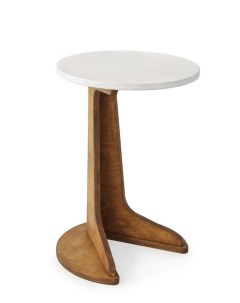 Журнальный стол круглый прикроватный кофейный современный дизайнерский дерево Woodoox