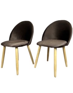 Комплект стульев 2 шт StulTesKor 2 коричневый Solarius