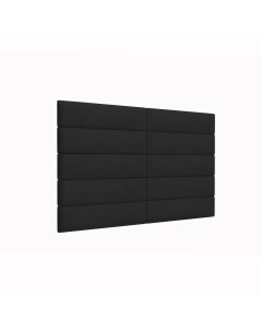 Стеновая панель Eco Leather Black 15х60 см 4 шт Tartilla