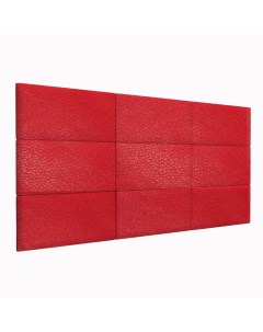 Стеновая панель Eco Leather Red 30х60 см 2 шт Tartilla