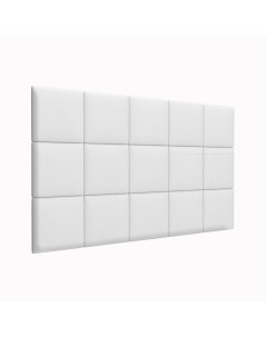 Стеновая панель Eco Leather White 30х30 см 4 шт Tartilla