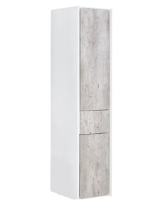 RONDA Шкаф колонна левый бетон белый матовый Roca