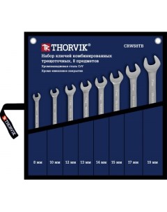 Набор комбинированных трещоточных ключей Thorvik CRWS8TB в сумке 8 19 мм 8 пр Nobrand