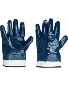 Нейлоновые перчатки STARTUL с нитриловым полным покрытием р 10 манжет крага ST7101 10 Onlitop