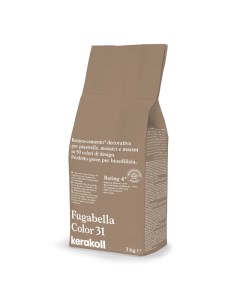 Затирка Fugabella Color полимерцементная 31 3 кг мешок Kerakoll