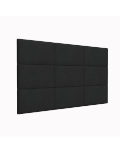 Стеновая панель Velour Black 30х50 см 4 шт Tartilla