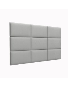 Стеновая панель Eco Leather Silver 30х50 см 4 шт Tartilla