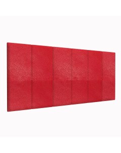 Стеновая панель Eco Leather Red 30х80 см 4 шт Tartilla