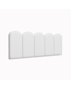 Стеновая панель Eco Leather White 30х60R см 2 шт Tartilla