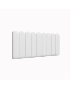Стеновая панель Eco Leather White 15х60R см 4 шт Tartilla