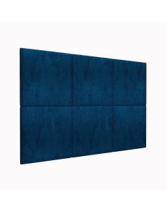 Стеновая панель Velour Blue 50х50 см 1 шт Tartilla