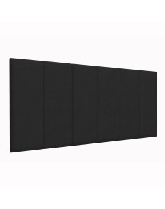 Стеновая панель Eco Leather Black 30х80 см 4 шт Tartilla