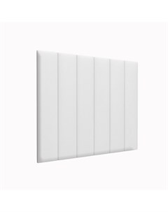 Стеновая панель Eco Leather White 20х100 см 4 шт Tartilla