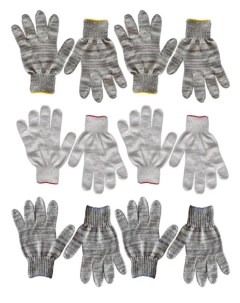 НАБОР 1 перчаток ХБ рабочих 3 х 2 пары Solaris