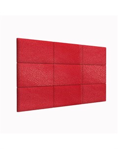 Стеновая панель Eco Leather Red 30х50 см 4 шт Tartilla