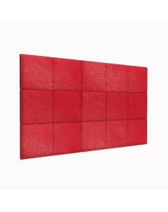 Стеновая панель Eco Leather Red 30х30 см 4 шт Tartilla