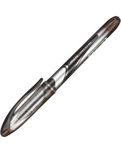 Ручка роллер Direct 0 3мм черный цвет чернил игольчатый наконечник 12шт Attache