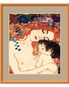 Набор для вышивания Материнская любовь по мотивам картина Г Климта 30х35 см арт 09 Риолис