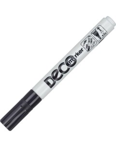 Маркер краска Deco 2 4мм черный пластик 10шт Ico