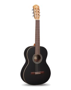 7 232 Classical Student 1C Black Satin Классическая гитара черная Alhambra