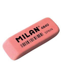 Ластик каучуковый 4840 скошенной формы розовый 10шт Milan