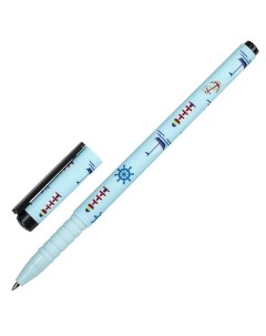 Ручка шариковая SOFT TOUCH GRIP NAVY синяя мягкое покрытие 143725 36 шт Brauberg