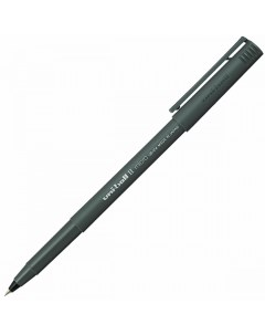 Ручка роллер Uni Ball II Micro 0 24мм черный цвет чернил корпус черный 12шт Uni mitsubishi pencil