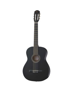 FCG 2039CAP BK MAT Классическая гитара с чехлом ремнем тюнером черная матовая Foix