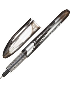 Ручка роллер Direct 0 3мм черный цвет чернил игольчатый наконечник Attache