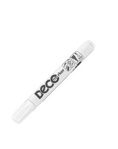 Маркер краска Deco 2 4мм белый пластик 10шт Ico