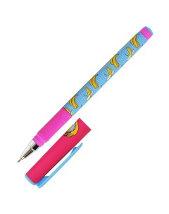 Ручка шариковая Banana Mania Double Soft 0 35мм синий цвет чернил Lorex